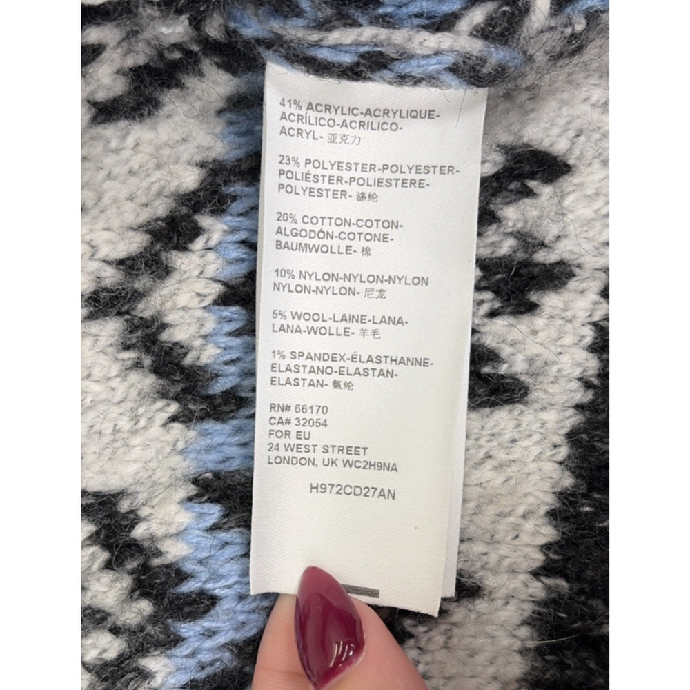 by | Anthropologie Open Cardigan Aztec Southwestern Coastal Cowgirl Boho Sz XSP - Picture 7 of 10